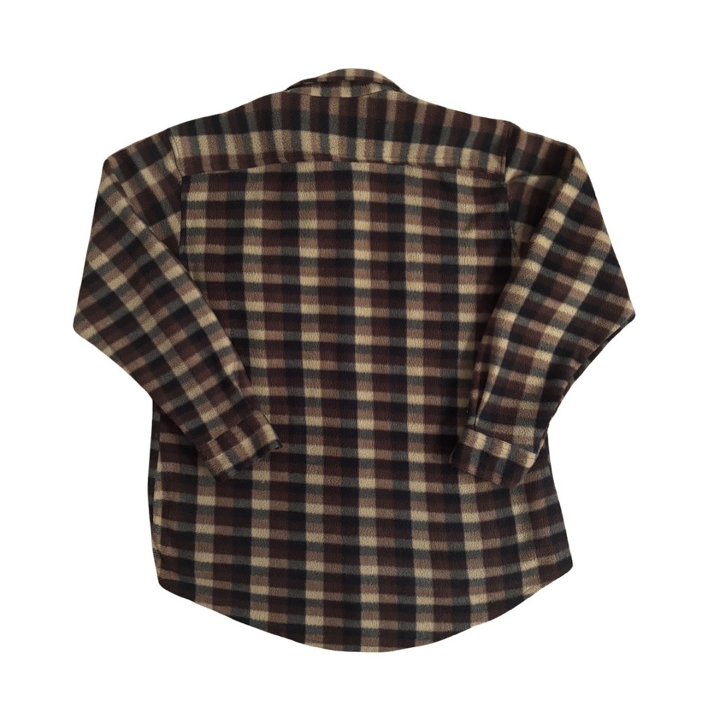 Vintage Mountain Trail Exchange Plaid Flannel Fleece - Picture 5 of 5